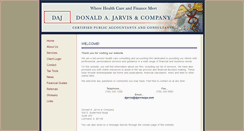 Desktop Screenshot of djarviscpa.com